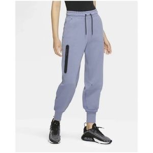 Nike tech fleece joggers in indigo/lavender